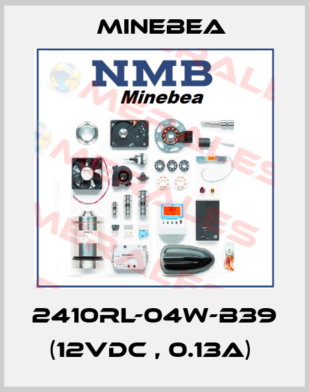 2410RL-04W-B39 (12VDC , 0.13A)  Minebea