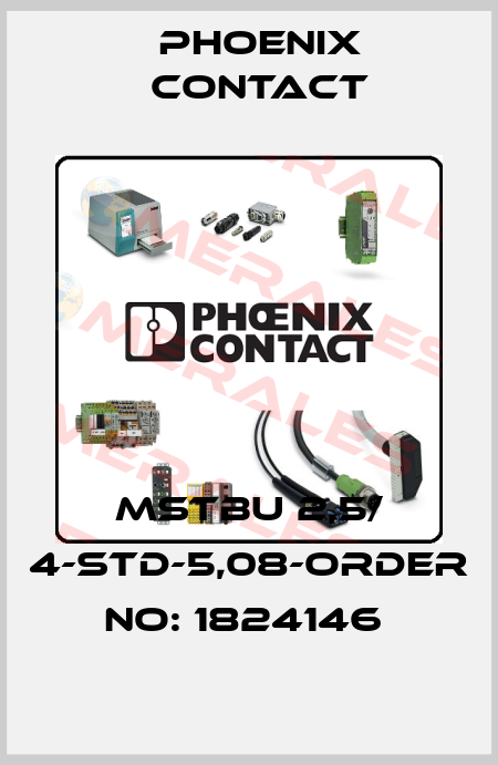 MSTBU 2,5/ 4-STD-5,08-ORDER NO: 1824146  Phoenix Contact