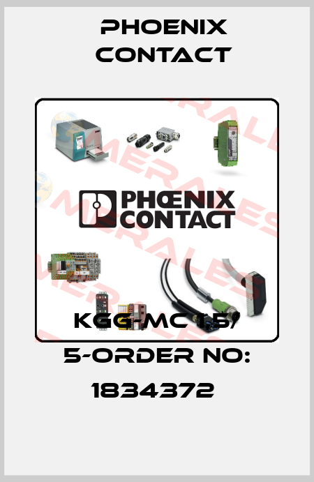 KGG-MC 1,5/ 5-ORDER NO: 1834372  Phoenix Contact