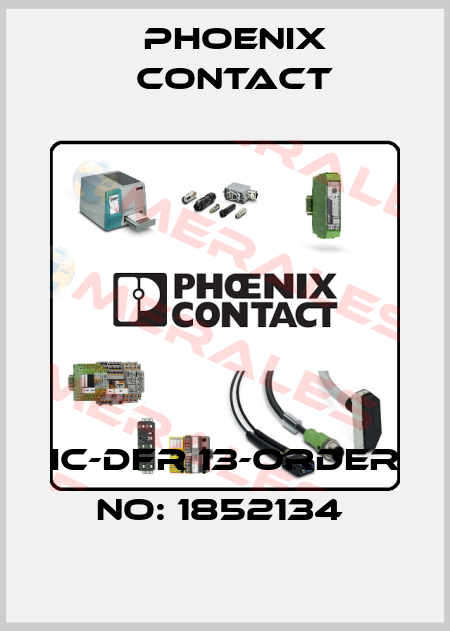 IC-DFR 13-ORDER NO: 1852134  Phoenix Contact