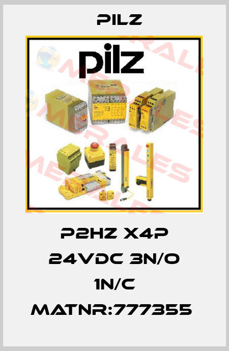 P2HZ X4P 24VDC 3n/o 1n/c MatNr:777355  Pilz