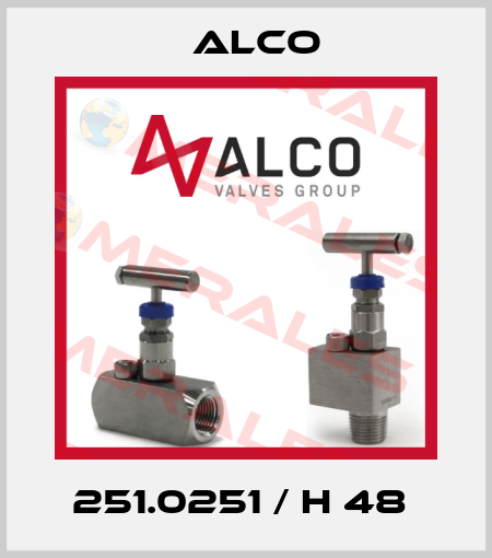 251.0251 / H 48  Alco