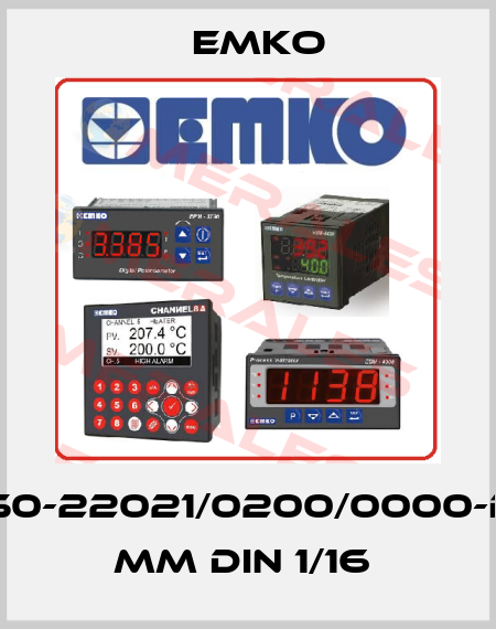 ESM-4450-22021/0200/0000-D:48x48 mm DIN 1/16  EMKO