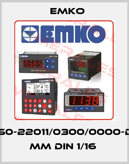 ESM-4450-22011/0300/0000-D:48x48 mm DIN 1/16  EMKO