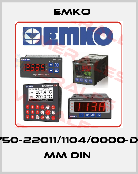 ESM-7750-22011/1104/0000-D:72x72 mm DIN  EMKO