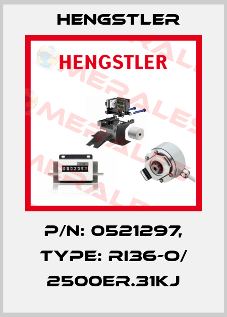 p/n: 0521297, Type: RI36-O/ 2500ER.31KJ Hengstler