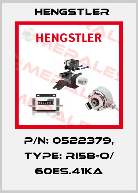 p/n: 0522379, Type: RI58-O/ 60ES.41KA Hengstler