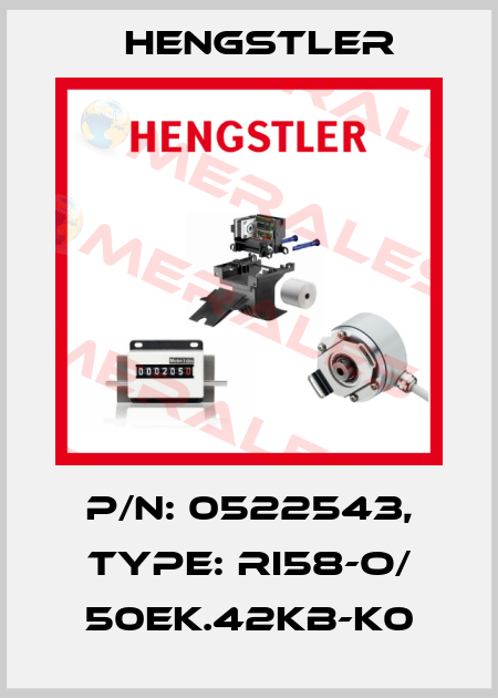 p/n: 0522543, Type: RI58-O/ 50EK.42KB-K0 Hengstler