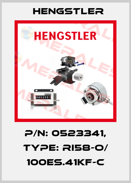 p/n: 0523341, Type: RI58-O/ 100ES.41KF-C Hengstler
