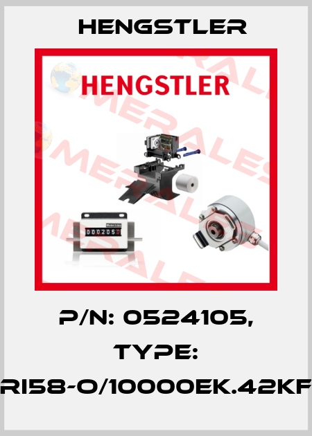p/n: 0524105, Type: RI58-O/10000EK.42KF Hengstler