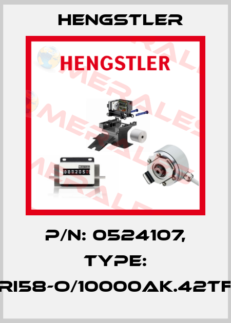 p/n: 0524107, Type: RI58-O/10000AK.42TF Hengstler