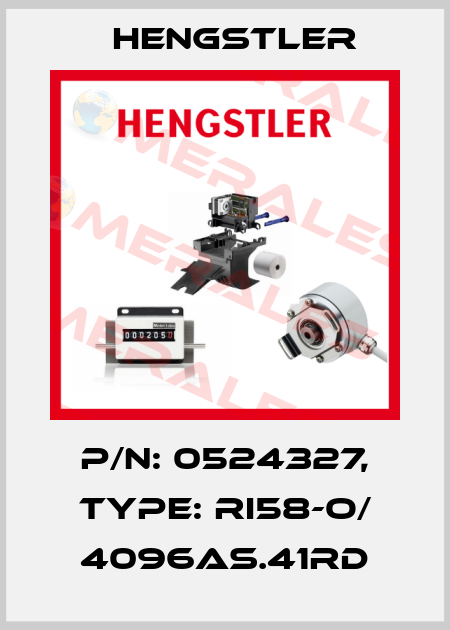 p/n: 0524327, Type: RI58-O/ 4096AS.41RD Hengstler