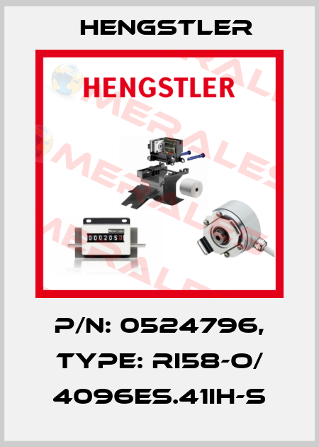 p/n: 0524796, Type: RI58-O/ 4096ES.41IH-S Hengstler