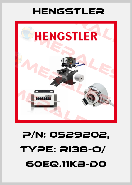 p/n: 0529202, Type: RI38-O/   60EQ.11KB-D0 Hengstler