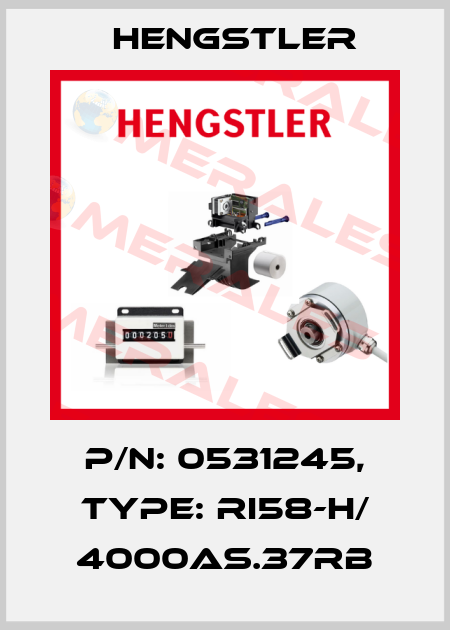 p/n: 0531245, Type: RI58-H/ 4000AS.37RB Hengstler