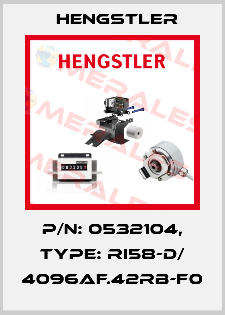 p/n: 0532104, Type: RI58-D/ 4096AF.42RB-F0 Hengstler