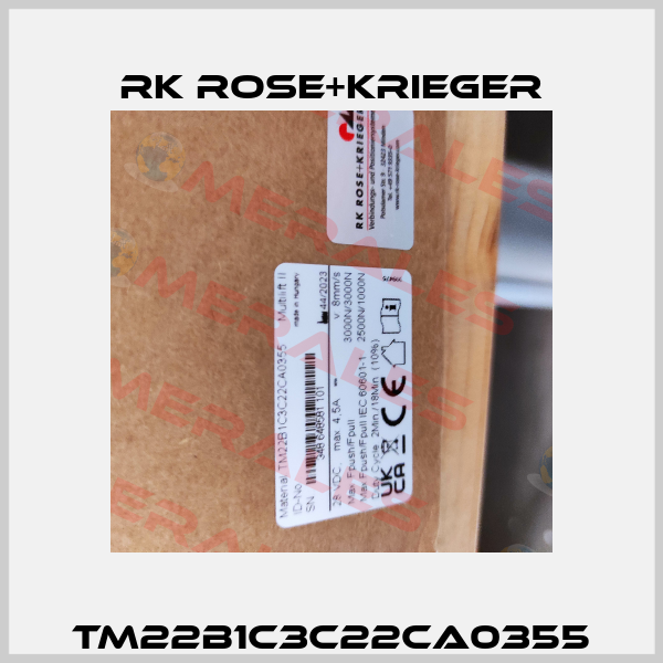 TM22B1C3C22CA0355 RK Rose+Krieger