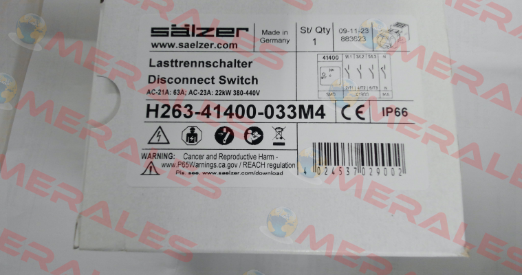 H263-41400-033M4 Salzer