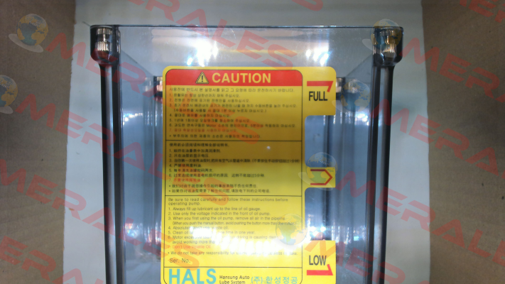 tank for HMGP Hansung Precision