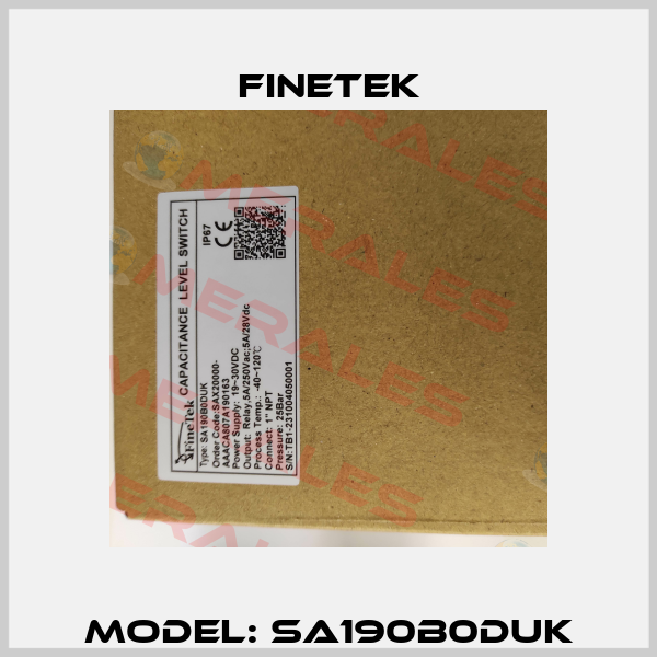 Model: SA190B0DUK Finetek