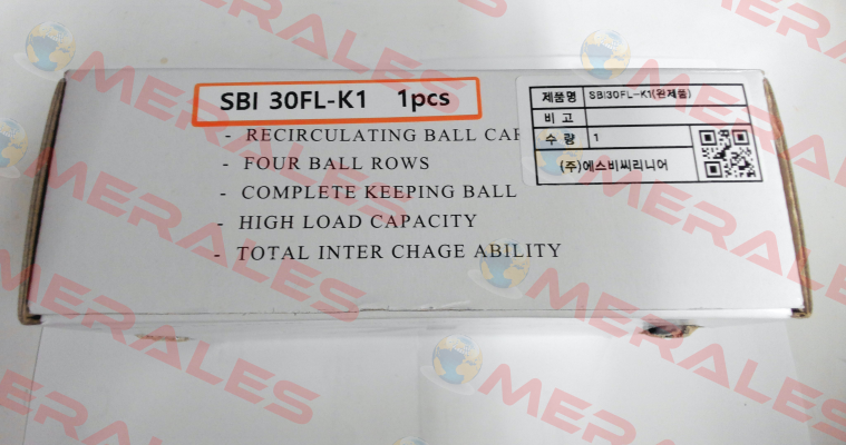 SBI30-FL SBC Linear Rail System
