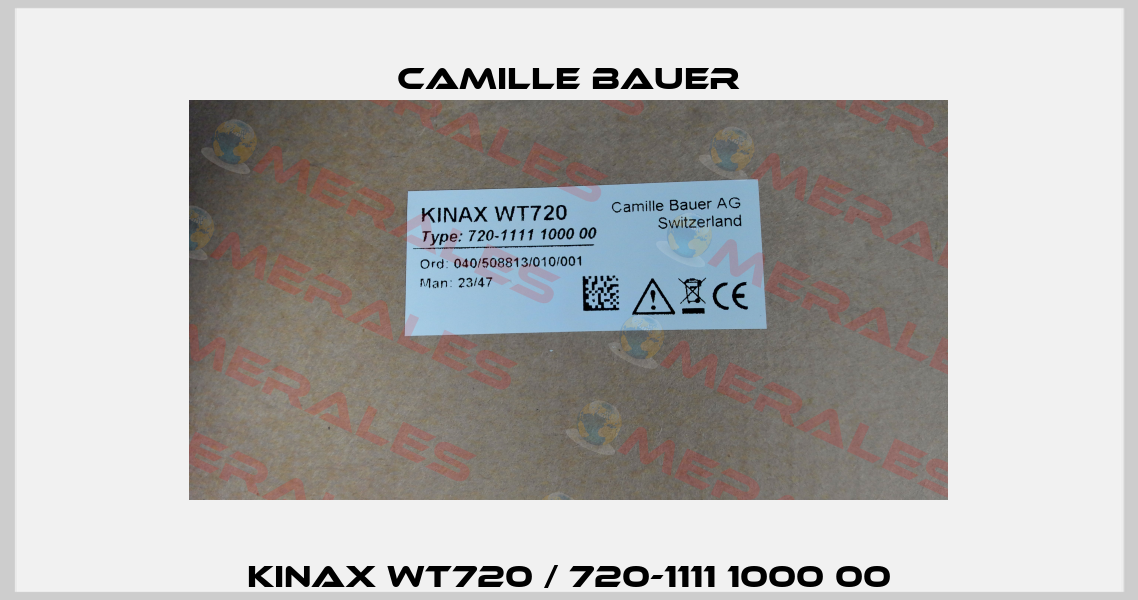 KINAX WT720 / 720-1111 1000 00 Camille Bauer