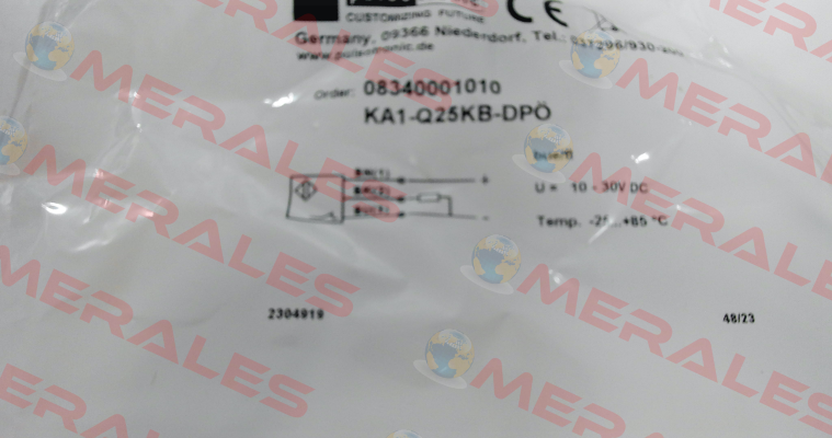p/n: 08340001010, Type: KA1-Q25KB-DPÖ Pulsotronic