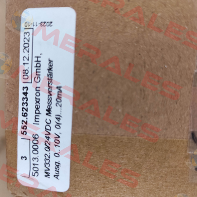 MV332.0/24VDC Mesomatic
