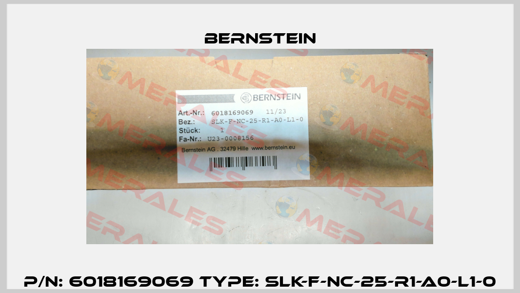 P/N: 6018169069 Type: SLK-F-NC-25-R1-A0-L1-0 Bernstein