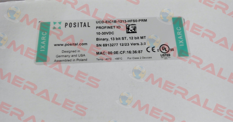 UCD-EIC1B-1213-HFS0-PRM Fraba