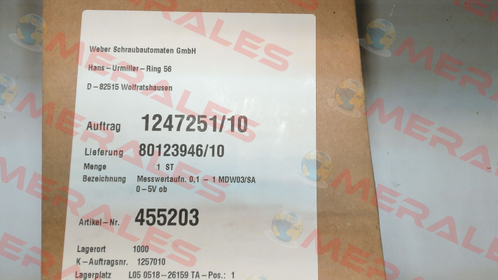 455203 Weber