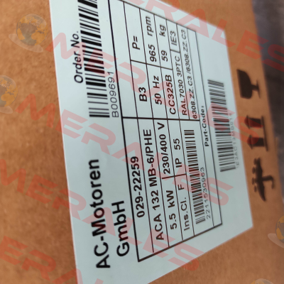 ACA 132 MB 6/PHE (Design: IM B3) AC Motoren