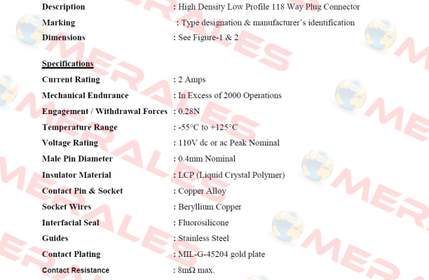 HDLP21118UMDDA0P0 Hypertac (brand of Smiths Interconnect)