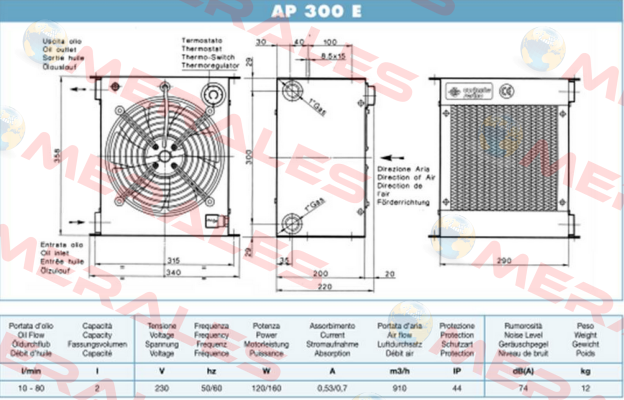 AP/APL 300 E 12/24V Sesino