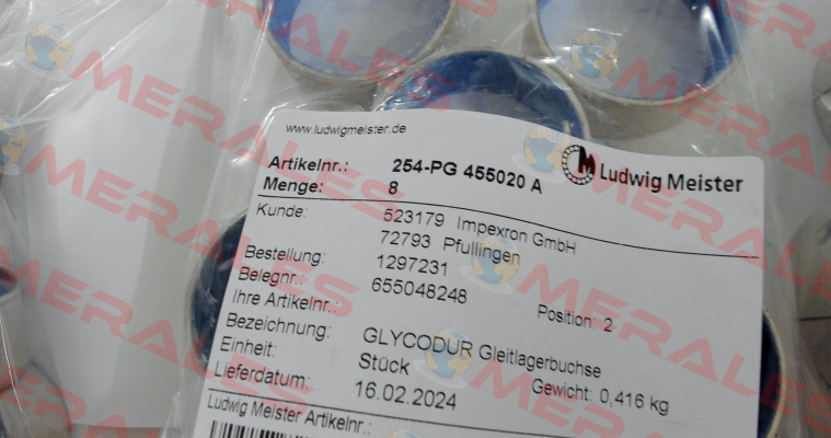 F15337101 -254PG 455020 A Glycodur