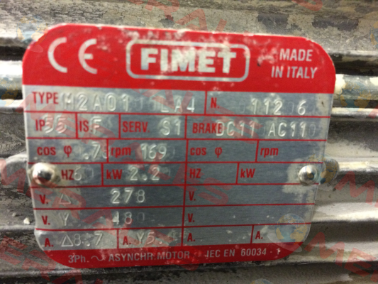 M2AO 100lA4  Fimet