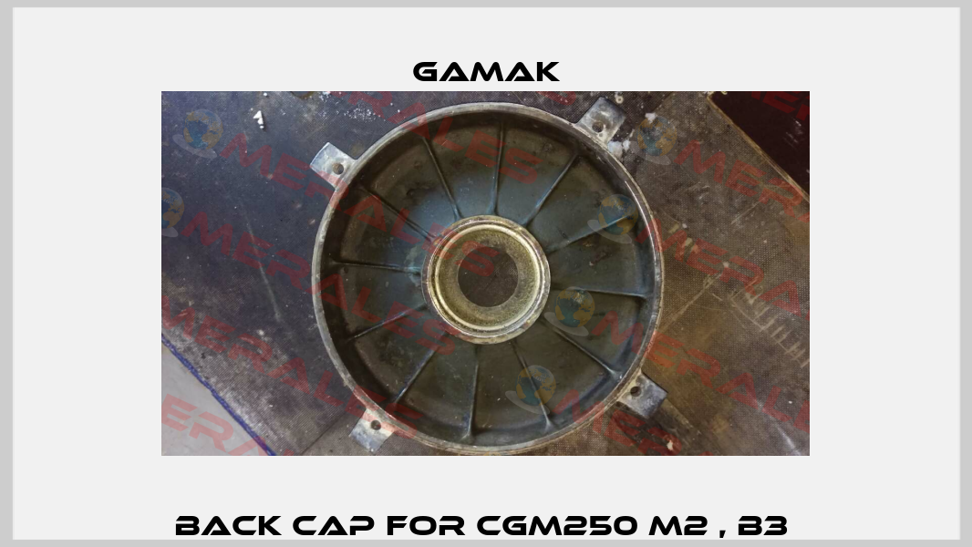 Back cap for CGM250 M2 , B3  Gamak