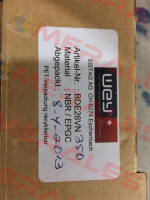 BDE26VN350  Wey Valve