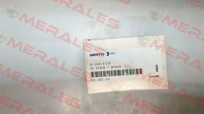 P/N: 058.2401.160, Type: SO 52421-8-1/8 Serto