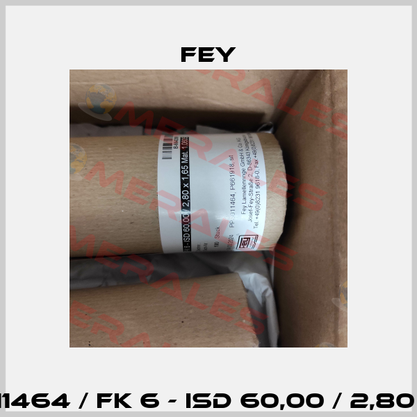 PPS011464 / FK 6 - ISD 60,00 / 2,80 x 1,65 Fey