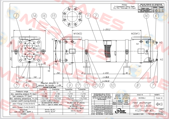 KS25-AEN-421-L2000 HS Cooler