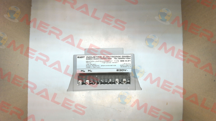 SIG 3.31 EGT Industrie elektronik