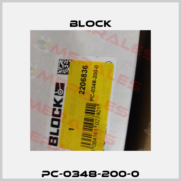 PC-0348-200-0 Block