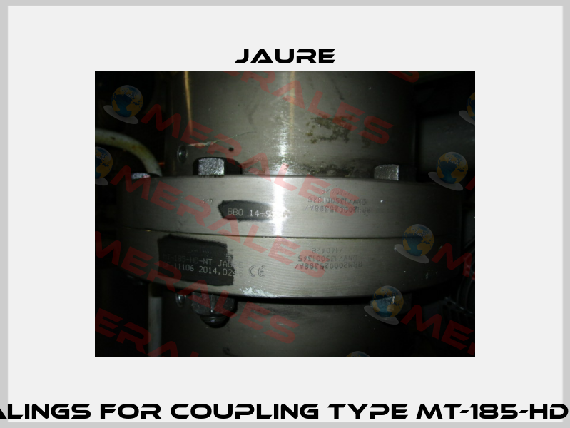 sealings for coupling type MT-185-HD-NT  Jaure
