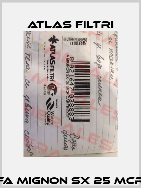 FA Mignon SX 25 mcr Atlas Filtri