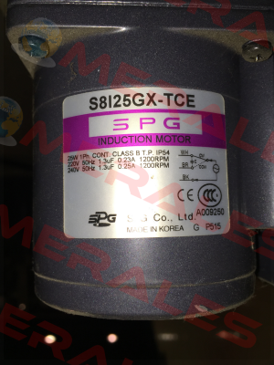 S8I25GX-TCE Spg Motor
