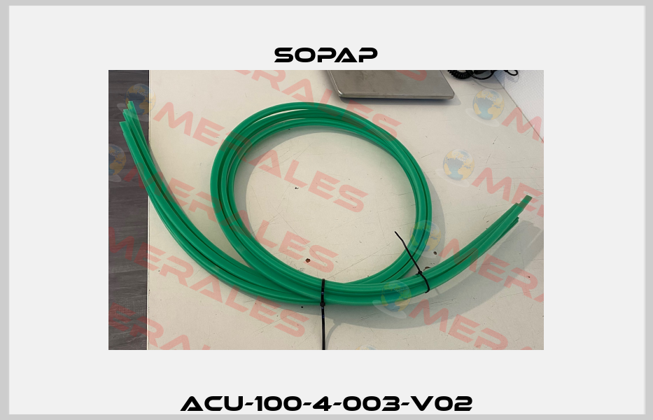 ACU-100-4-003-V02 Sopap
