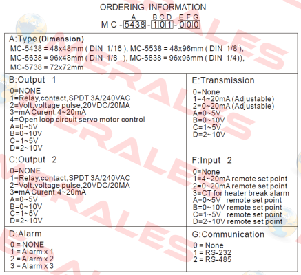 MC5438-211-000 Maxthermo