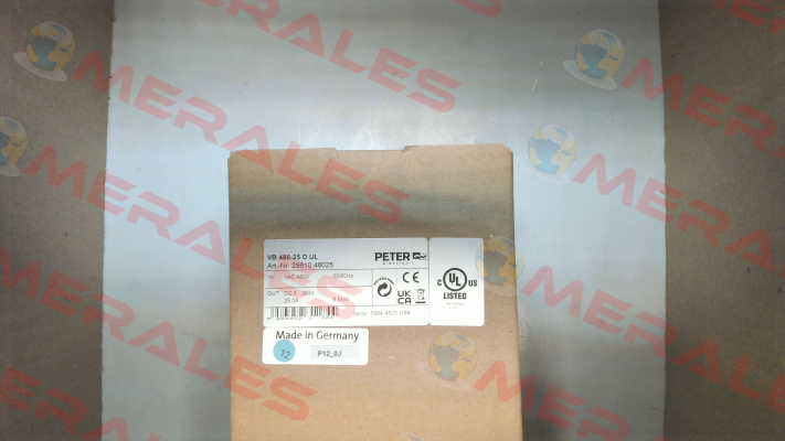 VB 480-25 D UL Peter Electronic