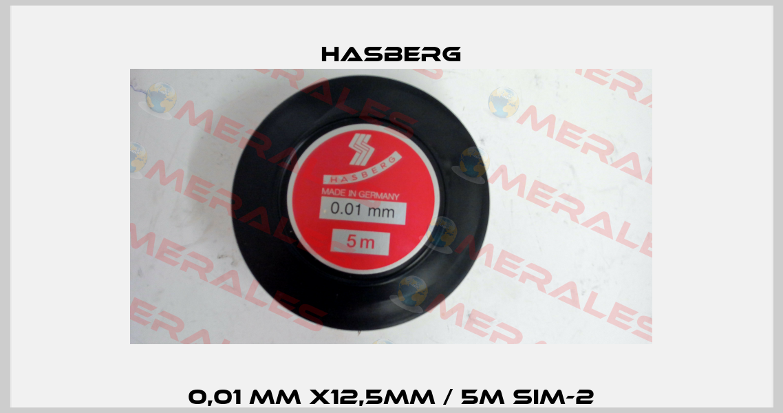 0,01 MM X12,5mm / 5M SIM-2 Hasberg